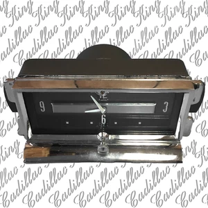 54 Cadillac Clock Reconditioned 1954 USED ORIGINAL GM PART - Foto 1 di 13