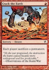 CRACK THE EARTH X4 4 4X Betrayers of Kamigawa MTG Magic Cards DJMagic