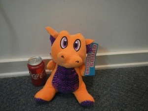 Peluche pan di zucchero Kellytoy & NEN Shimmer Squad drago arancione - Foto 1 di 2