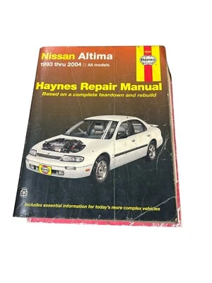 Nissan Altima 1993-2004 Haynes Repair Manual #72015 - Image 1 of 4