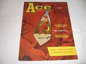 "Ace" Vol.2 #3 Oct.'58 Spicy Pin-Up Magazine - Imagen 1 de 2