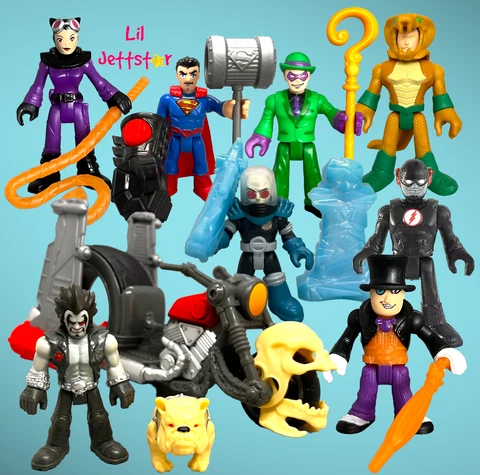 IMAGINEXT DC Super Friends Heroes & Villains 3" Figures NEW Loose *Pls Select* Cover