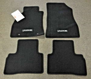 Alfombrillas traseras delanteras negras OEM NISSAN JUKE 999E2-6X000 nuevas 2011-2017 - Imagen 1 de 5
