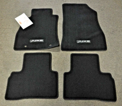 Alfombrillas traseras delanteras negras OEM NISSAN JUKE 999E2-6X000 nuevas 2011-2017 Foto 1 de 4