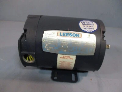 LEESON C42T17NB1C 1/6 HP 3 PHASE 1725 RPM Motor H42 Frame Cat. 092015.00 - Image 1 of 4