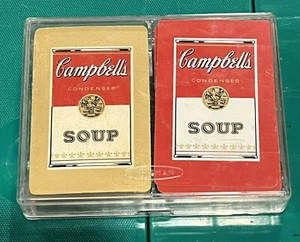 VINTAGE CAMPBELL'S SOUP ADVERTISING PLAYING CARDS - Picture 1 of 2
