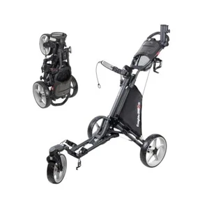 Foldable Golf Push Cart, Space,Saving Design, Lightweight, Effortless Setup - Picture 1 of 6