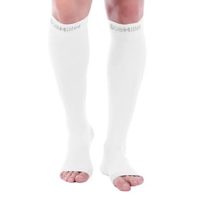 Doc Miller offene Zehenpartie Knöchelbeinsocken Kompressionsärmel 30-40 mmHg Krampfadern - Bild 1 von 9