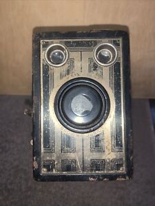 Vintage Eastman Kodak Six-16 Brownie Junior Box Camera Art Deco