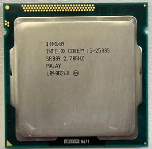 Intel Core i5-2500S CPU 2.70 GHz 6M Cache Up to 3.70 GHz LGA1155 SR009 Processor - Picture 1 of 1