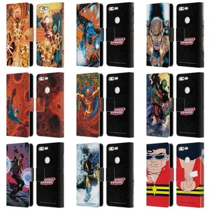 JUSTICE LEAGUE DC COMICS OTHER MEMBERS COMIC ART LEATHER BOOK CASE GOOGLE PHONES - Picture 1 of 15