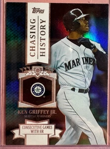2013 Topps Chasing History Silver Foil #CH-18 Ken Griffey Jr. Seattle Mariners - Bild 1 von 2