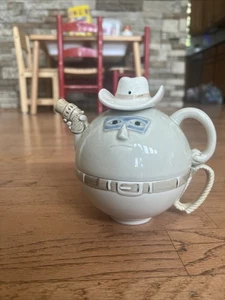 Rate Fitz and Floyd Masked Man Teekanne und Tasse Set - Bild 1 von 4