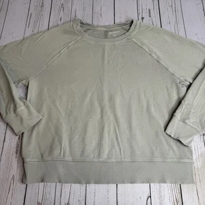 Athleta Sundown Sweatshirt Minimalistic Long Sleeve 405162 Womens MP Med Petite - Picture 1 of 10