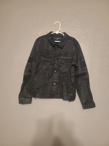 Cult Of Individuality Kinder schwarze Jeansjacke neu ohne Etikett Größe 8 - Bild 1 von 12
