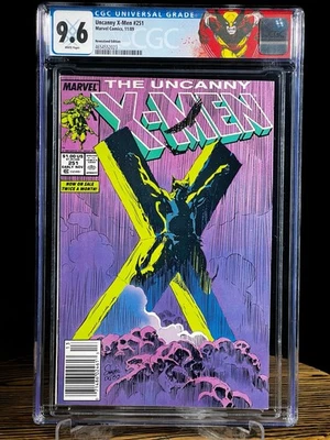 UNCANNY X-MEN #251 Newsstand CGC 9.6 1989  Reavers Marvel Comics Silvestri Key  - Image 1 of 2