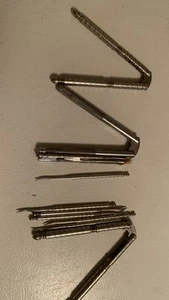 Metal Vintage 3 Nut Crackers And 10 Picks - Picture 1 of 11