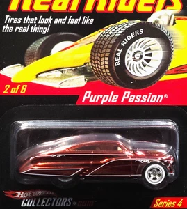 Hot Wheels Purple Passion RLC Real Riders Red Line Club Car HWC 05038/11000 Red - Picture 1 of 4