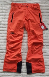 HELLY HANSEN Legendary Insulated Ski Pants Cherry Tomato Men's Size Medium NWTs - Picture 1 of 6