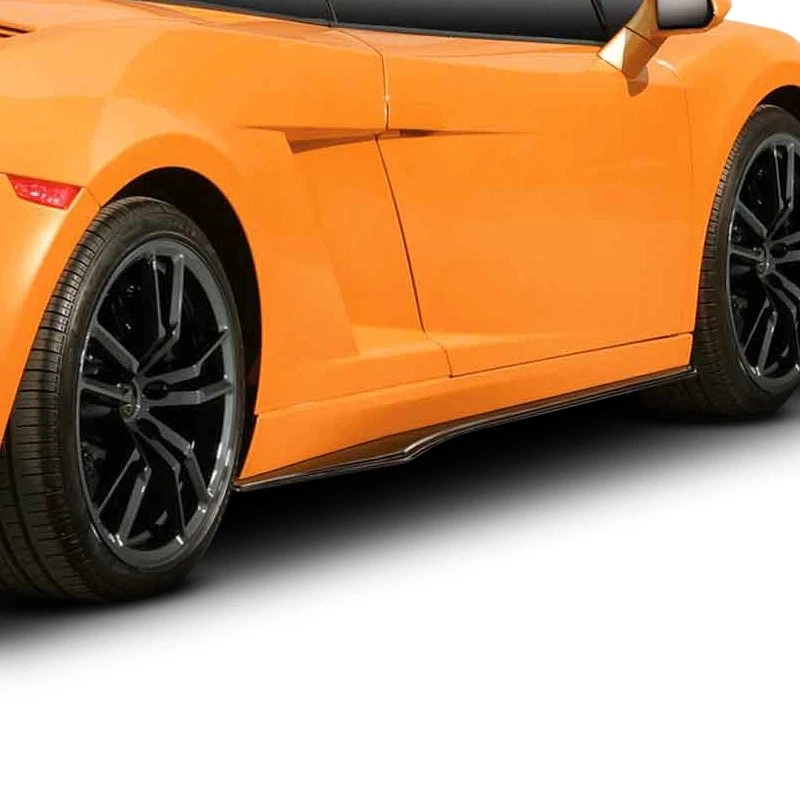 For Lamborghini Gallardo 04-08 Side Skirt Rocker Panels LP570 Style Fiberglass Foto 1 de 4