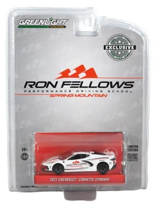 Greenlight 2022 Chevrolet Corvette C8 Stingray Ron Fellows Hobby Exclusive 1:64 - Foto 1 di 2