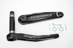 Race Face Ride DH FR Crankset Crank Arms 175mm Direct Mount CINCH MTB Bike Crank - Picture 1 of 5
