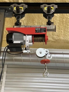 2000 Lb. Polipasto eléctrico con control remoto sistema de elevación de alta resistencia nuevo - Imagen 1 de 8