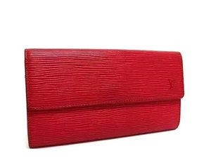 Louis Vuitton Pochette Porte Monnaie Credit M63577 Castilian Red Epi Leather - Bild 1 von 8