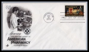 US FDC # 1473 8c American Pharmacy ArtCraft  S.Cancel 1972, 9E692 - Picture 1 of 1