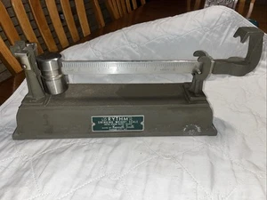 Vtg LORYTHMIC Patented Swinging Weight Scale Made By Kenneth Smith Kansas City - Picture 1 of 24
