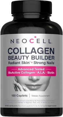 Colágeno Beauty Builder con Ácido Hialurónico y Biotina, 150 Comprimidos Foto 1 de 4