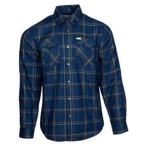 Dixxon Men's The Force Flannel Blue Plaid Size 4X 4XL New - Picture 1 of 10
