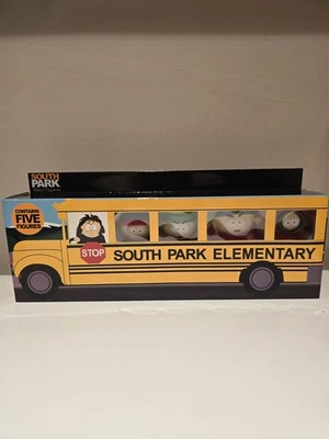 COMEDY CENTRAL SOUTH PARK ELEMENTARY SCHOOL BUS VINYL FIGURE SET BRAND NEW!