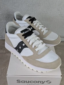 Saucony Women's Jazz Original Vintage Trainers UK 5 EU 38 US 7 White Black Retro - Picture 1 of 12