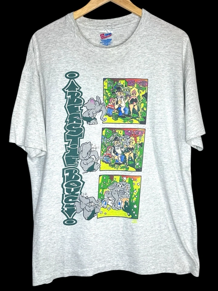 Camiseta vintage 1992 Beastie Boys Dusted Elephant XL  Foto 1 de 4