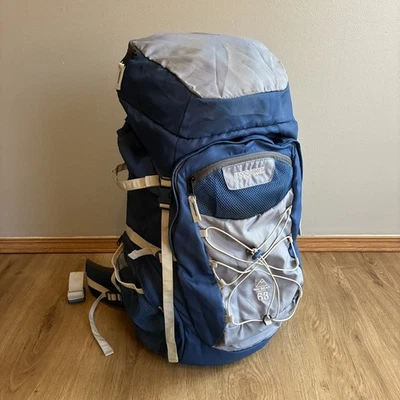 JanSport Big Bear 63 Azul Mochilero Senderismo Camping Pack Arnés Ajustable Foto 1 de 4