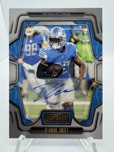2022 Panini Playbook D’andre Swift Autograph Gold /49 - Picture 1 of 2