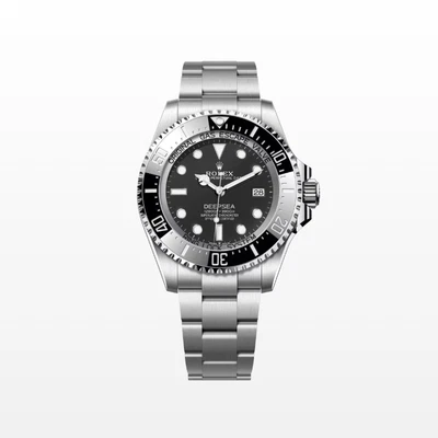 Rolex Deepsea 44 mm sin usar, acero inoxidable, negro, 136660, fecha 2025 Foto 1 de 4