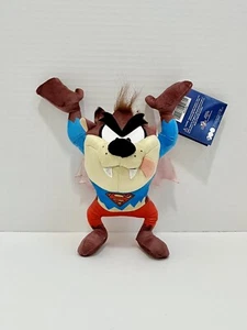Peluche Looney Tunes Taz Supereroe Superman 7” Diavolo della Tasmania cartone animato nuovo - Foto 1 di 6