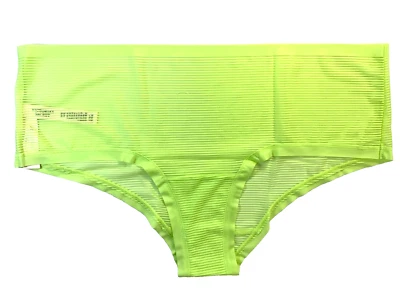 NWT Victoria's Secret No Show Stripe Mesh Cheeky Panty Large - Imagem 1 de 4