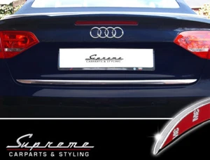 für AUDI A3 Cabriolet 8P 8P7 Cabrio- 3M Chrom Zierleiste Heckleiste Kantenschutz - Bild 1 von 6