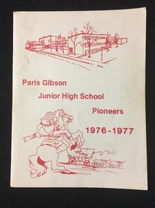 PARIS GIBSON JUNIOR HIGH SCHOOL YEARBOOK 1976 1977 - Picture 1 of 8