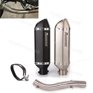 For Ducati Scrambler Monster 797 2017-2023 Exhaust Mufflers Mid Pipe DB Killer - Picture 1 of 14