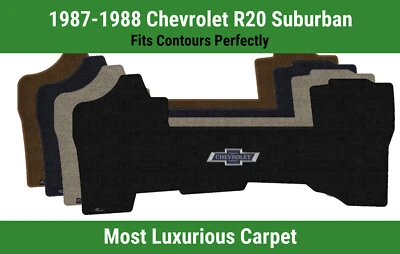 Alfombra delantera Lloyd Luxe para Chevy R20 Suburban 87-88 con pajarita Centennial Foto 1 de 4