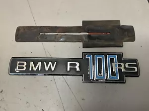 BMW Airhead R100RS Blue OEM Starter Cover Badge / Emblem 3 - Picture 1 of 4