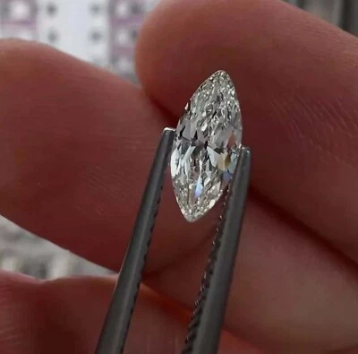 Lab Created CVD Loose Diamond 5 Ct Color E VVS2 Marquise Certified Grown - Image 1 of 2