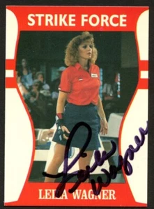 Leila Wagner #30 signed Autogramm Auto LPBA Strike Force Bowling Trading Card - Bild 1 von 1