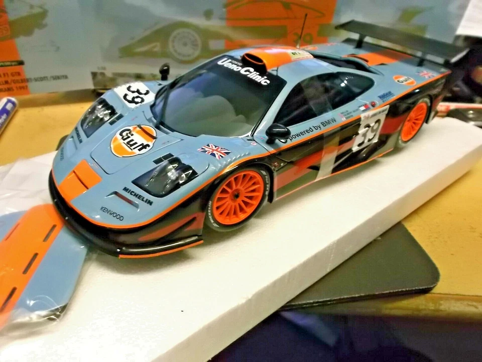 McLAREN BMW F1 GTR Langheck Le Mans 1997 #39 Bellm Sakyi Gulf Minichamps 1:18 - Bild 1 von 1