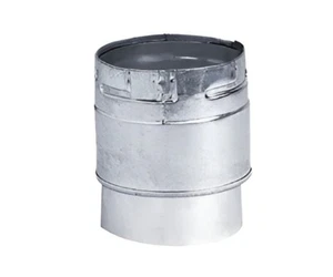 Metal-Fab 5" B-Vent Draft Hood Connector Gas Vent Fitting HVAC Pipe Adapter - Picture 1 of 1