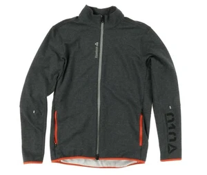 REEBOK 134218 Men's Gray Long Sleeve Full Zip Up Sweatshirt Sz Medium - Picture 1 of 2